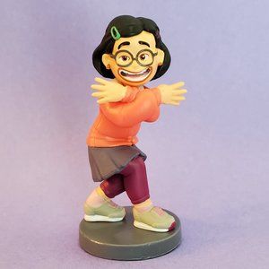 Disney Turning Red Mei Lee with Black Hair Cake Topper